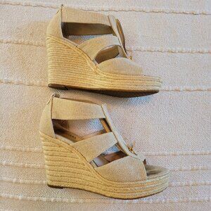 MICHAEL KORS Platform Espadrille Sandals - Size 9